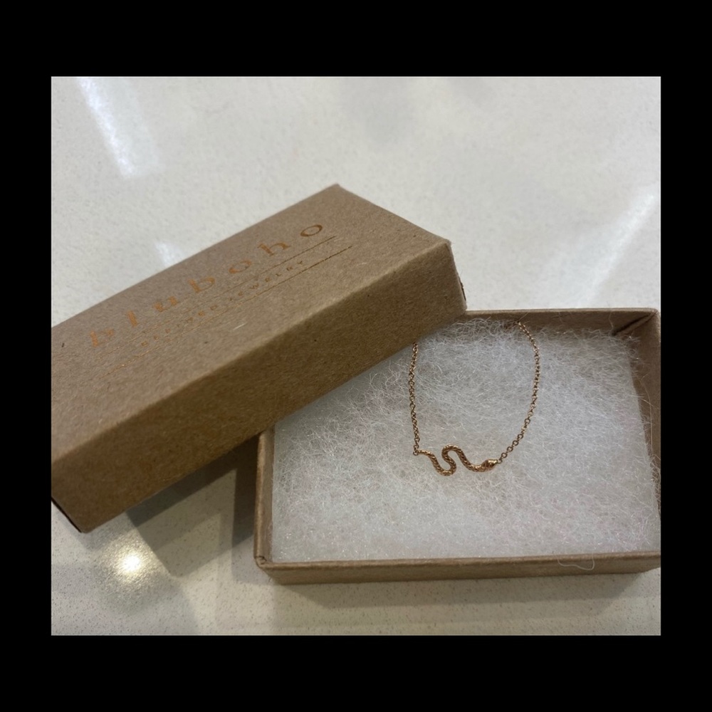 Bluboho 14k rose gold Revival necklace.